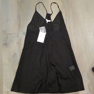 Iro Black Slip Dress Sheer